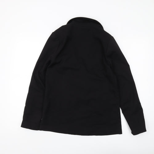 Divided Women Black Blazer Size 8 Single-Breasted