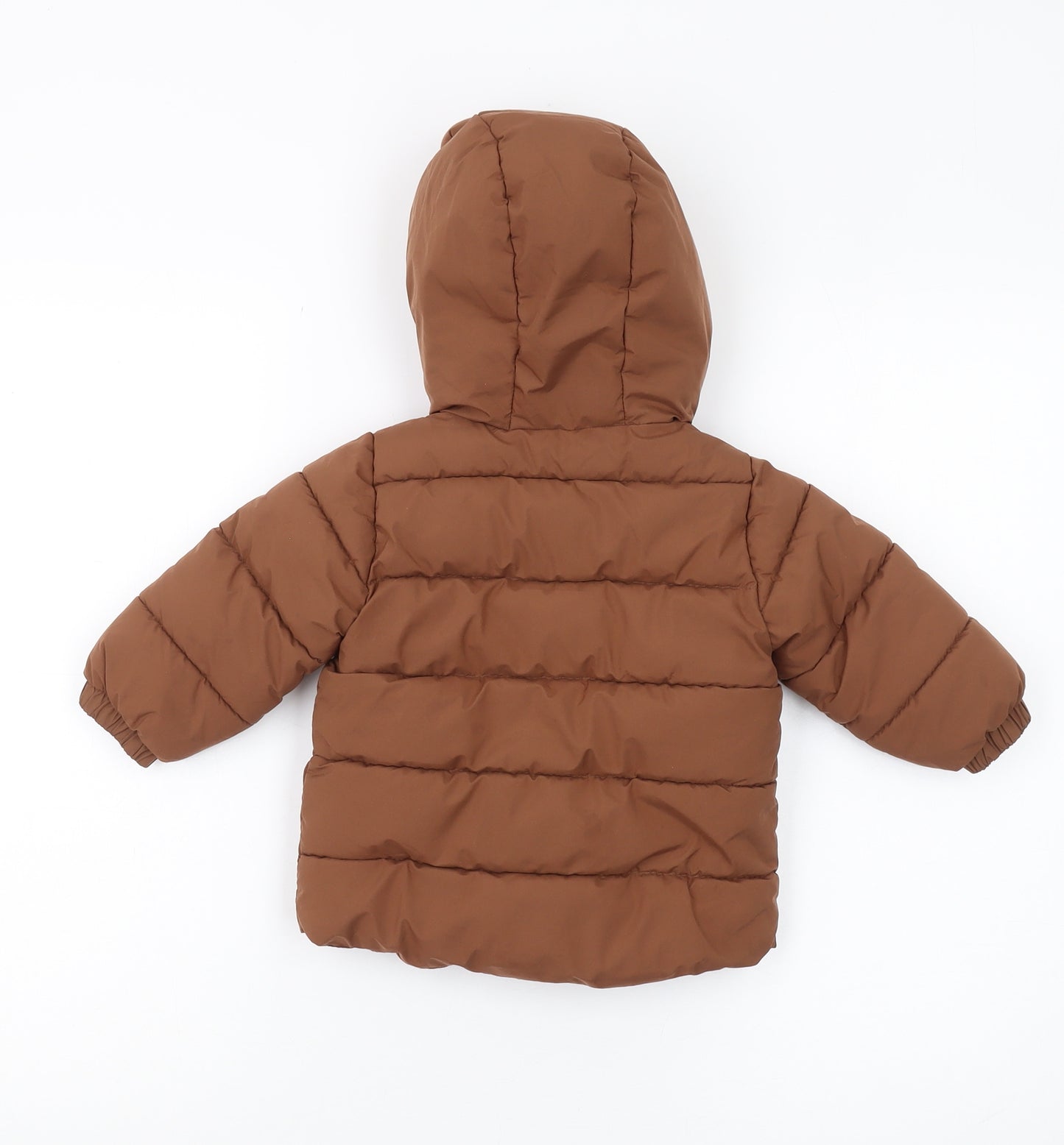 Next Unisex Toddler Brown Puffer Jacket 9-12 Months