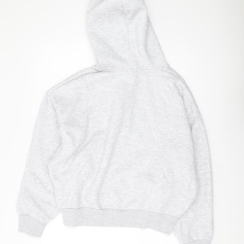Zara Women’s Grey Pullover Hoodie - Medium