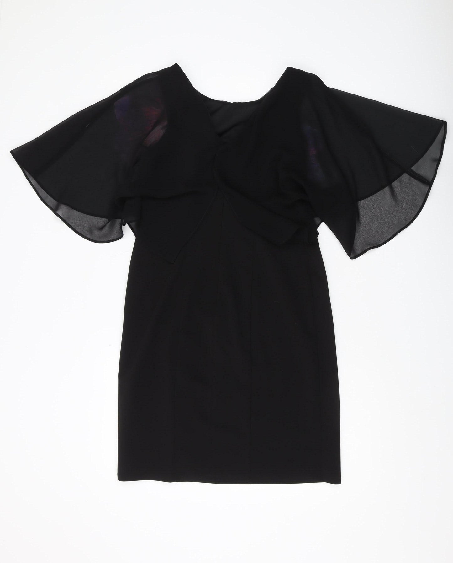 Wallis Petite Black Floral Shift Dress - Women 8