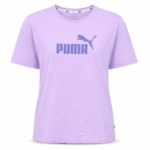 Puma Unisex Purple Crew Neck T-Shirt Size 18