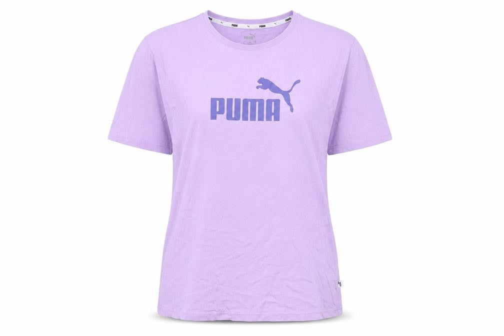 Puma Unisex Purple Crew Neck T-Shirt Size 18