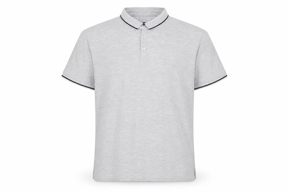 Red Herring Men's Grey XL Slim Fit Polo Shirt