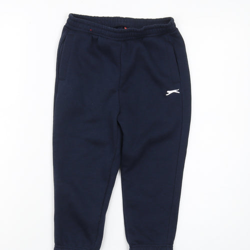 Slazenger Boys Blue Joggers, Size 5 Years, Elastic Waist