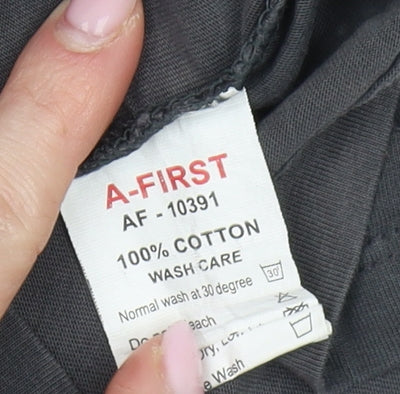 A-FIRST Boys Black Sonic Short Sleeve T-Shirt, 5 Years