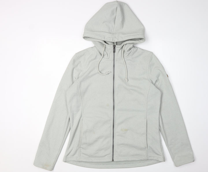 Regatta Women's Grey Hooded Fleece Jacket Size 14