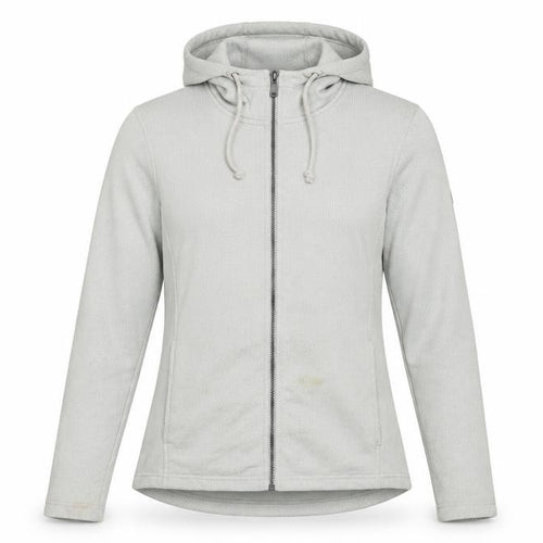 Regatta Women's Grey Hooded Fleece Jacket Size 14