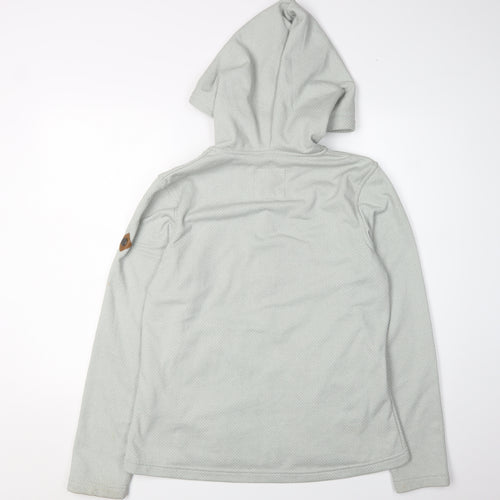 Regatta Women's Grey Hooded Fleece Jacket Size 14