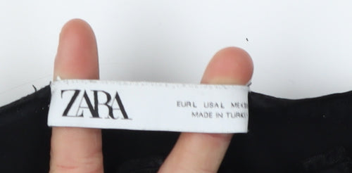 Zara Women's Black A-Line Skirt