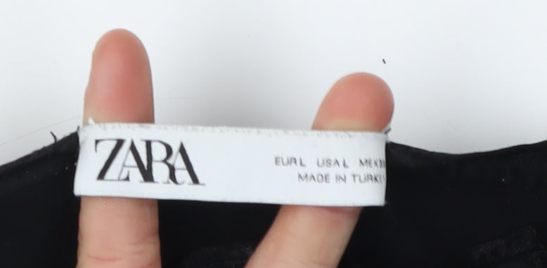 Zara Women's Black A-Line Skirt