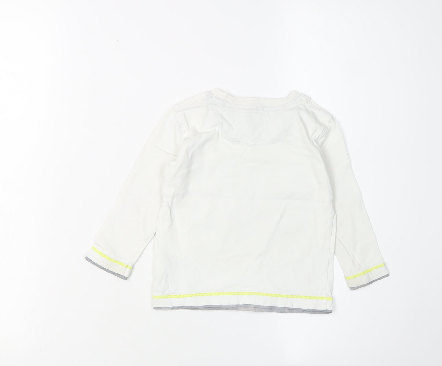 Baker by Ted Baker Unisex White Graphic T-Shirt 12-18 Months