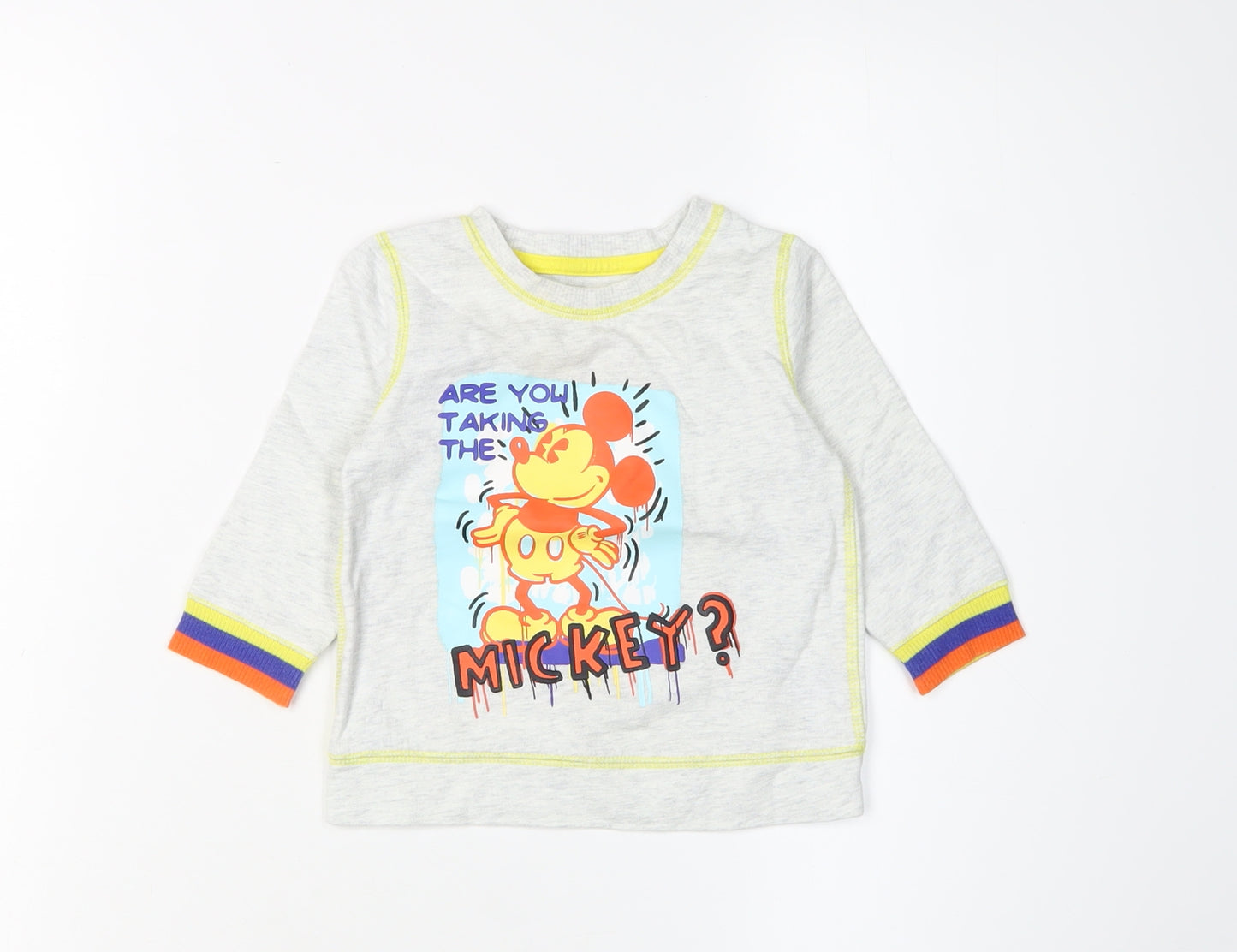 Disney at George Mickey Mouse Unisex T-Shirt 9-12 Months