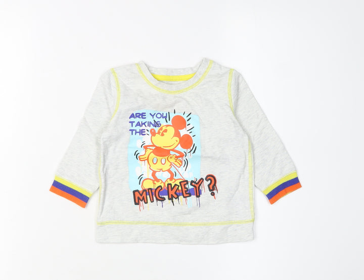 Disney at George Mickey Mouse Unisex T-Shirt 9-12 Months