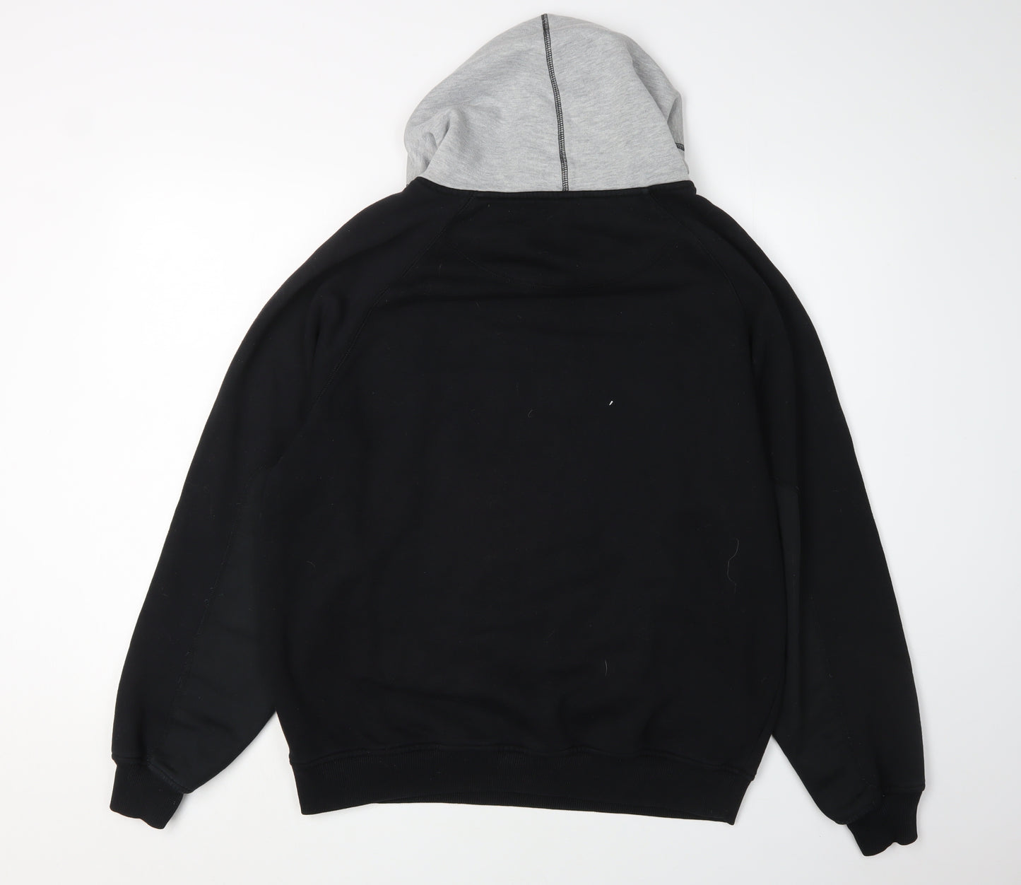 Roughneck Men's Black Logo Hoodie, Size L, Pullover