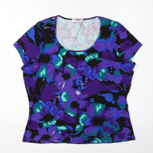 Precis Women Multicoloured Floral T-Shirt Size L