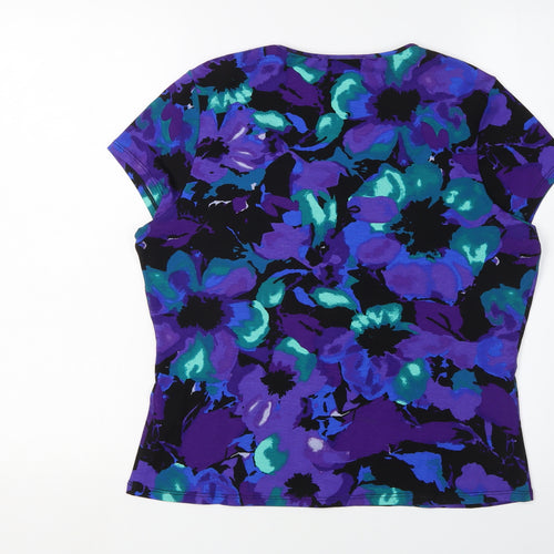 Precis Women Multicoloured Floral T-Shirt Size L