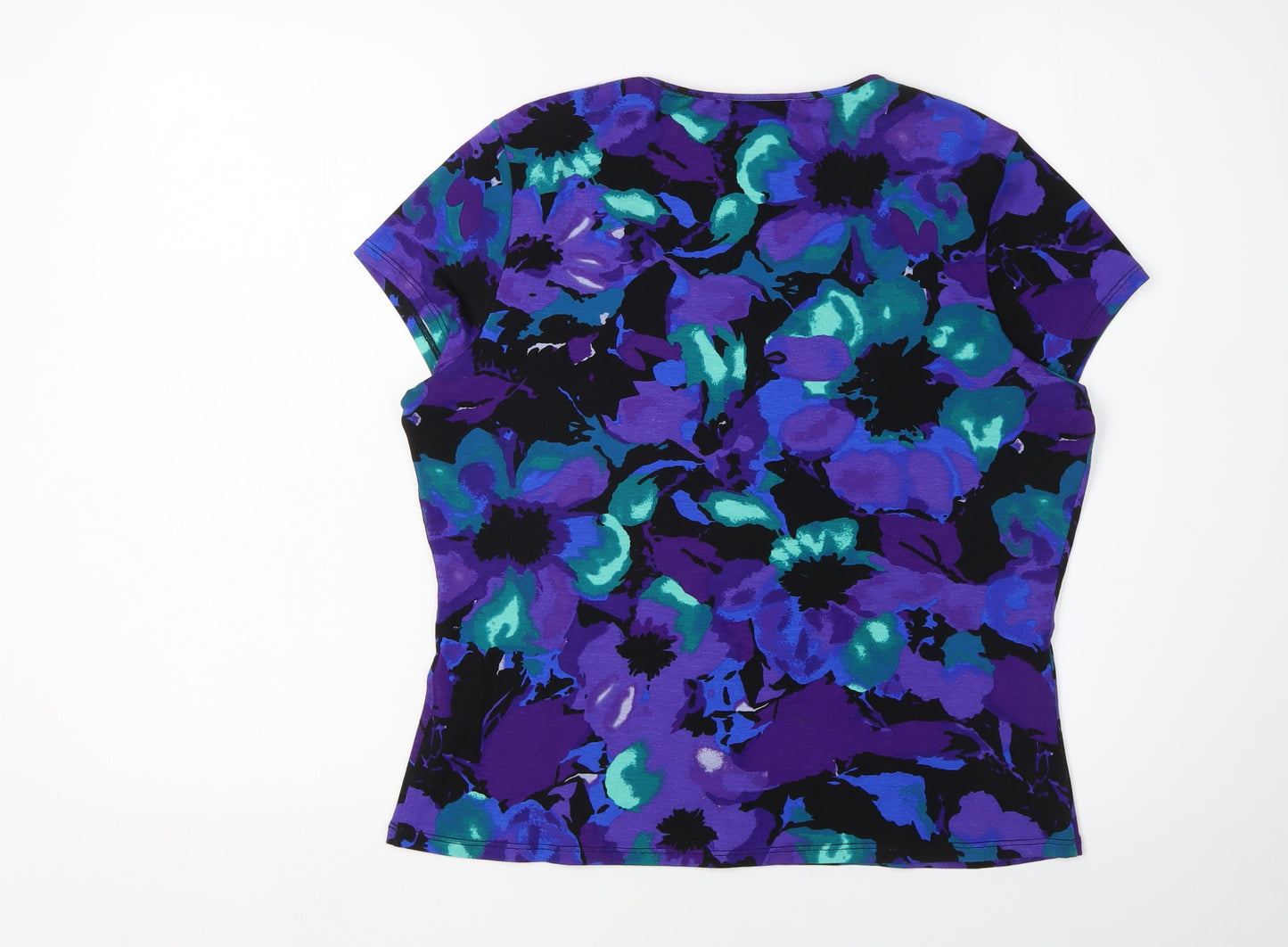 Precis Women Multicoloured Floral T-Shirt Size L