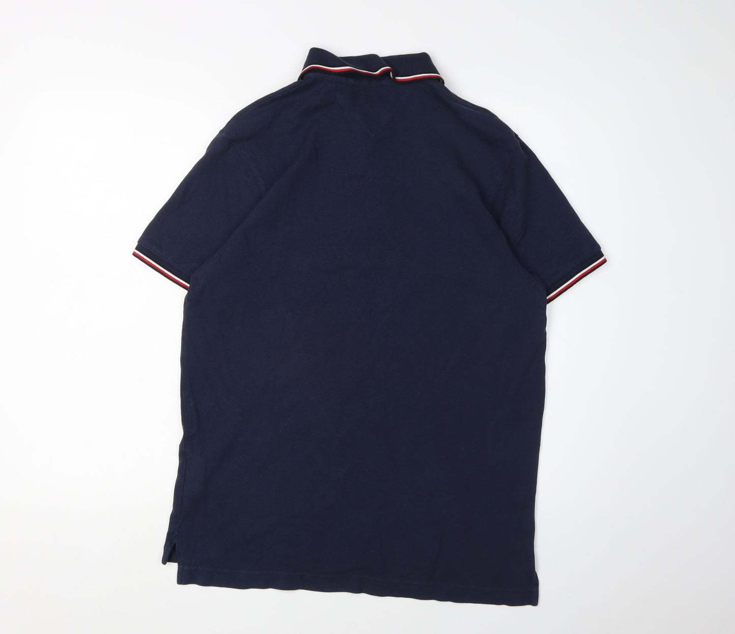 Tommy Hilfiger Men's Blue Slim Fit Polo Shirt Size L