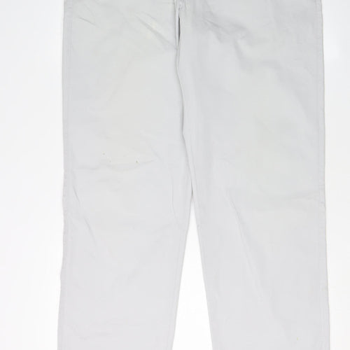 Marks and Spencer Men's Grey L Chino Trousers