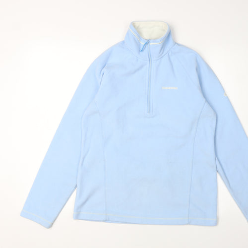 Craghoppers Women's Light Blue 1/2 Zip Fleece, Size 10