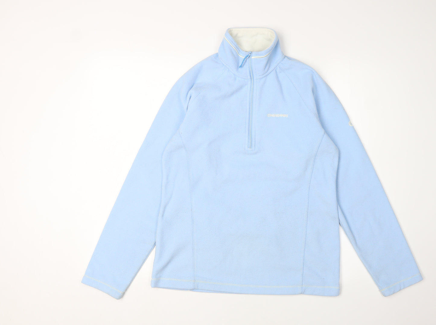 Craghoppers Women's Light Blue 1/2 Zip Fleece, Size 10