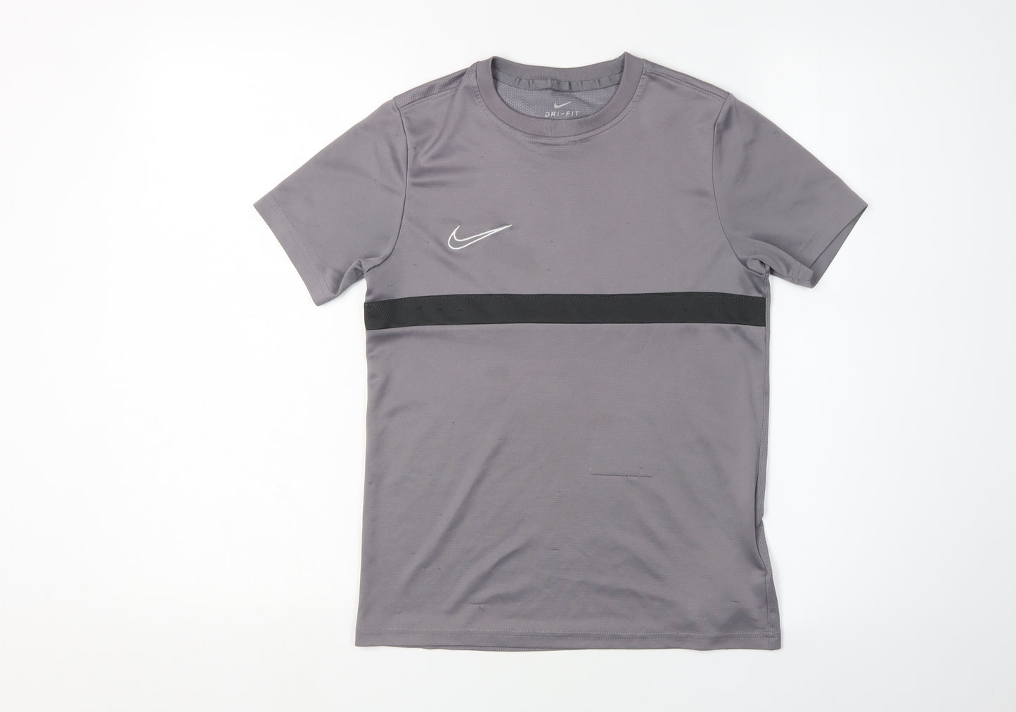 Nike Boys Grey Dri-FIT Sports T-Shirt - Size L