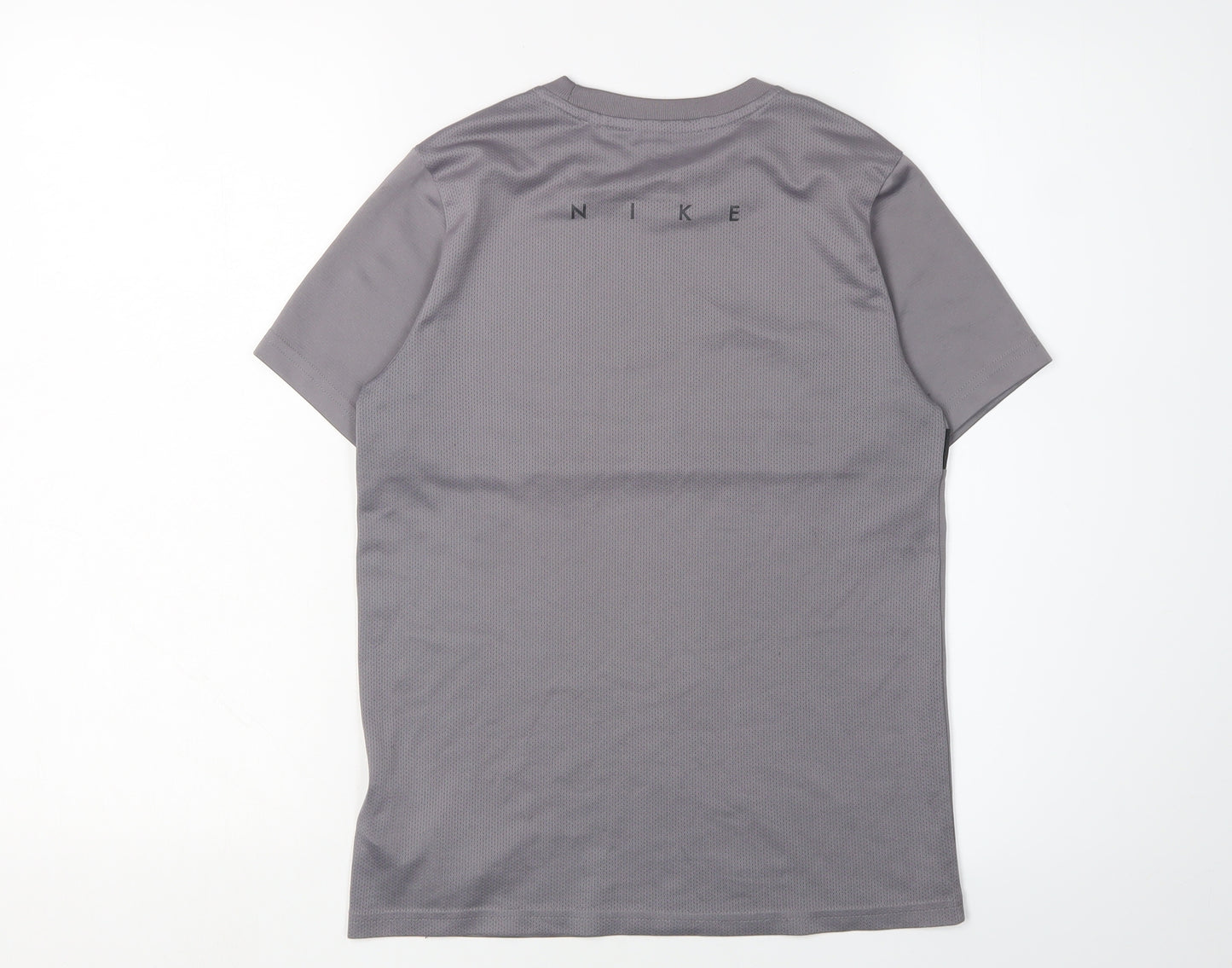 Nike Boys Grey Dri-FIT Sports T-Shirt - Size L