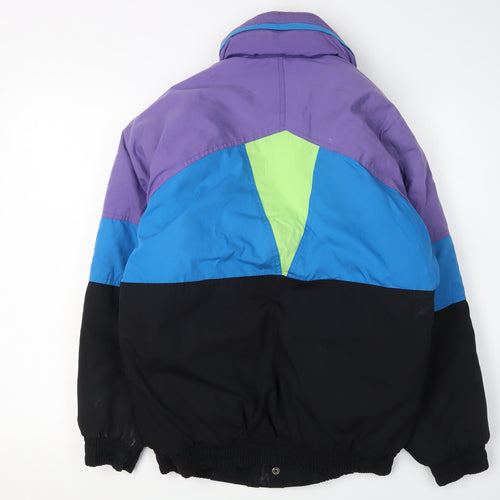 Wengen Women's Multicoloured Retro Puffer Jacket Size 6