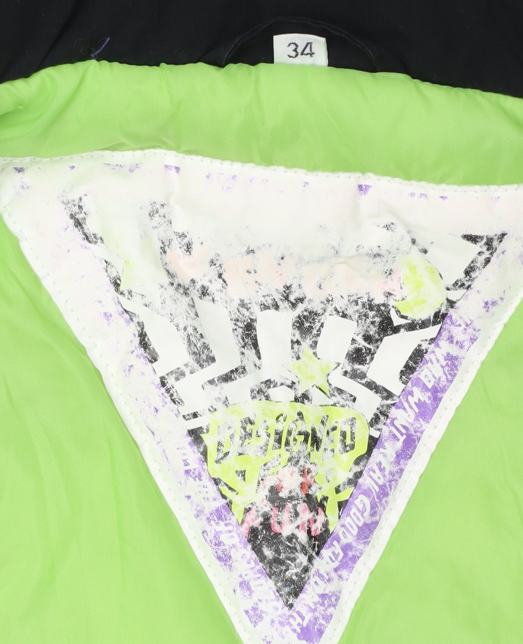 Wengen Women's Multicoloured Retro Puffer Jacket Size 6