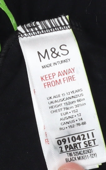 Marks and Spencer Boys Black Xbox Graphic T-Shirt 11-12 Years