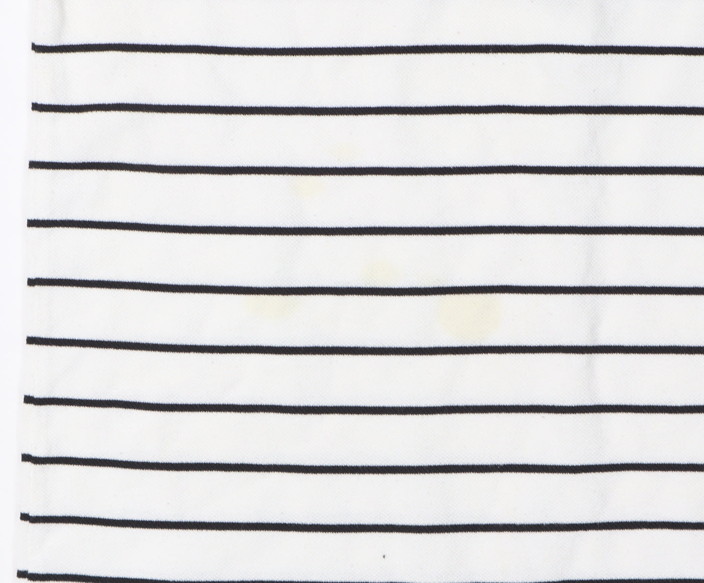 Lacoste Boys White Striped Polo Shirt 12 Years