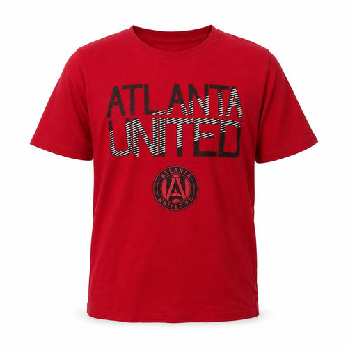MLS Boys Red T-Shirt, Size L, Sports Graphic Print