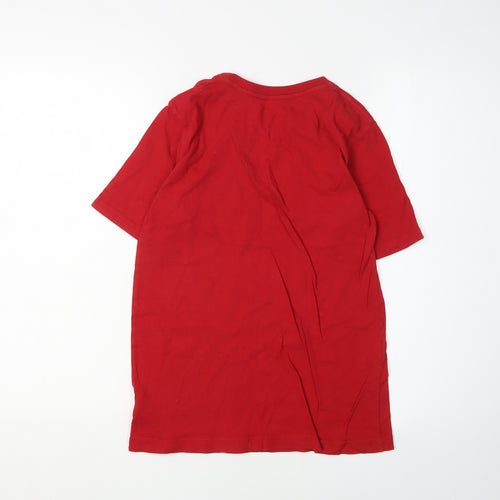 MLS Boys Red T-Shirt, Size L, Sports Graphic Print