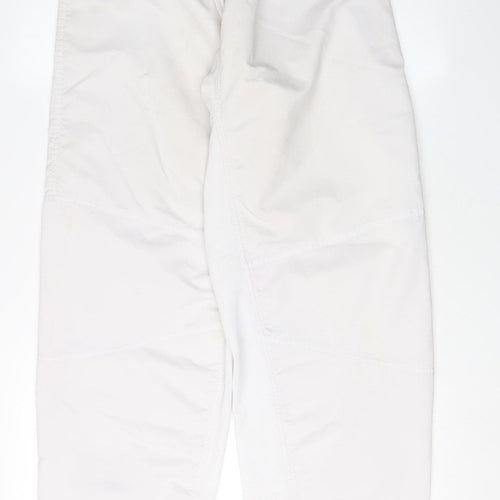 Adidas Unisex Kids White Jogger Martial Arts Trousers 16 Years