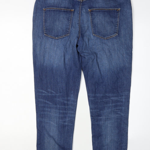 Marks and Spencer Women's Blue Boyfriend Jeans Size 12
