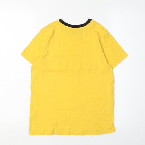 NBA Boys Yellow Lakers T-Shirt 9-10 Years Sports Graphic