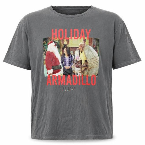Tu Men's Grey Friends Christmas T-Shirt, 2XL