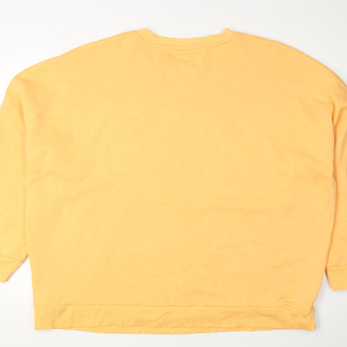 George Women's Orange 2XL Pullover Sweatshirt