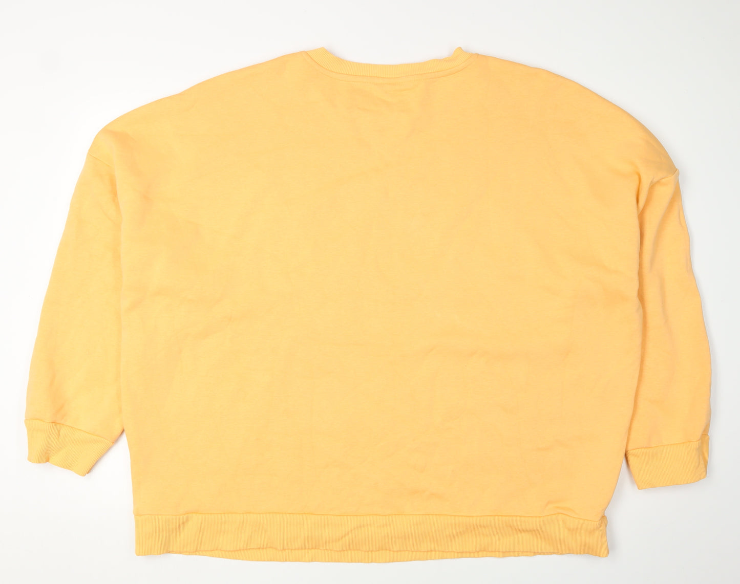 George Women's Orange 2XL Pullover Sweatshirt
