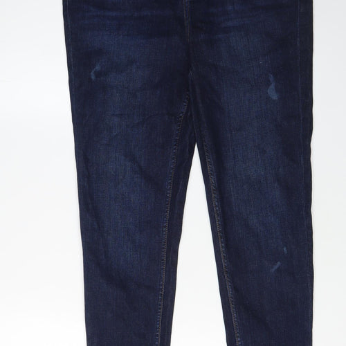 Marks and Spencer Women's Blue Skinny Jeans Size 14