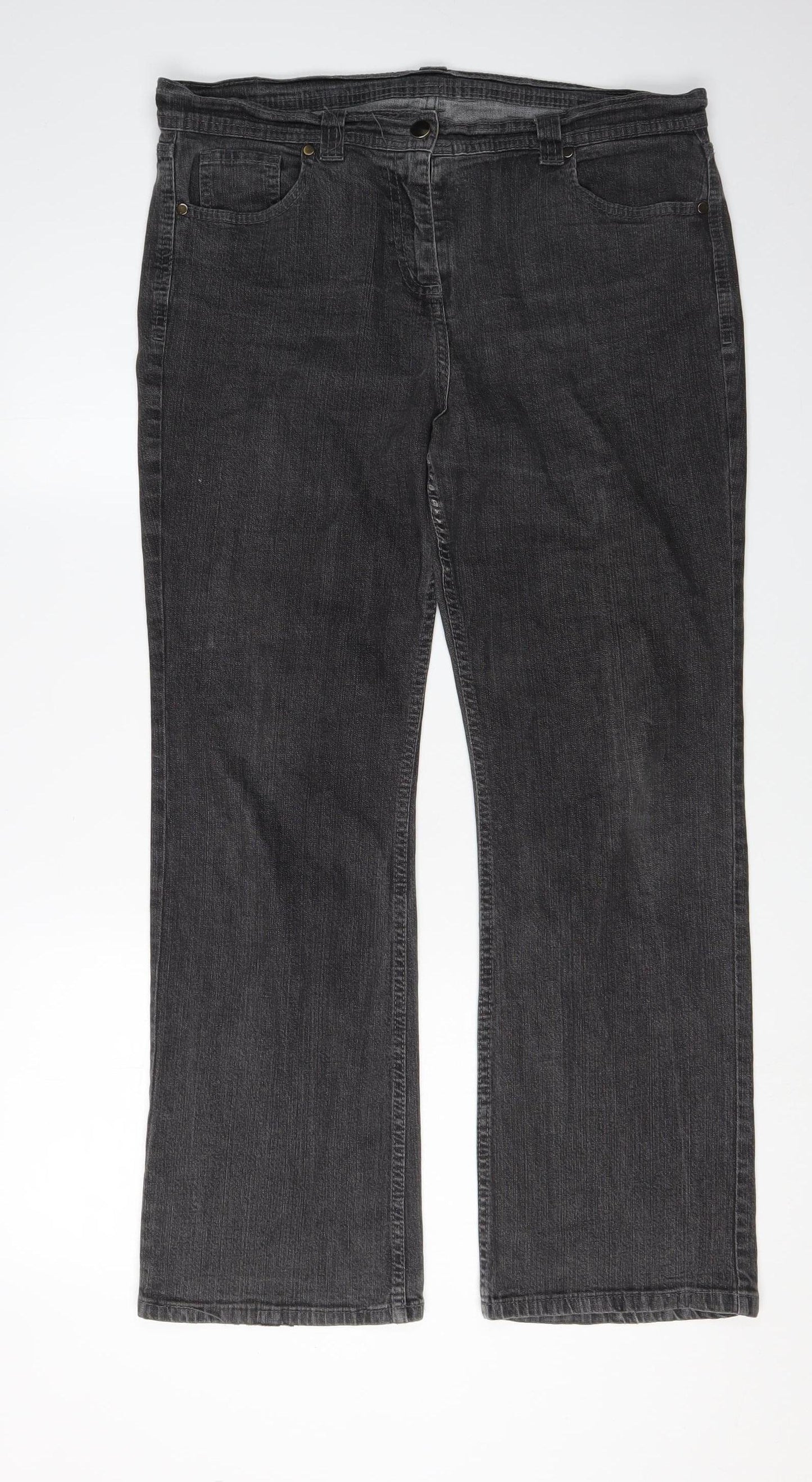 Marks and Spencer Black Women's Straight Jeans 16