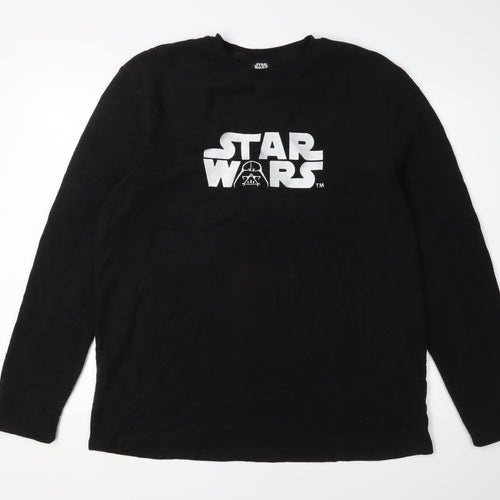Star Wars Men's Black XL Logo Pyjama Top