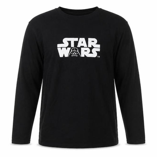 Star Wars Men's Black XL Logo Pyjama Top