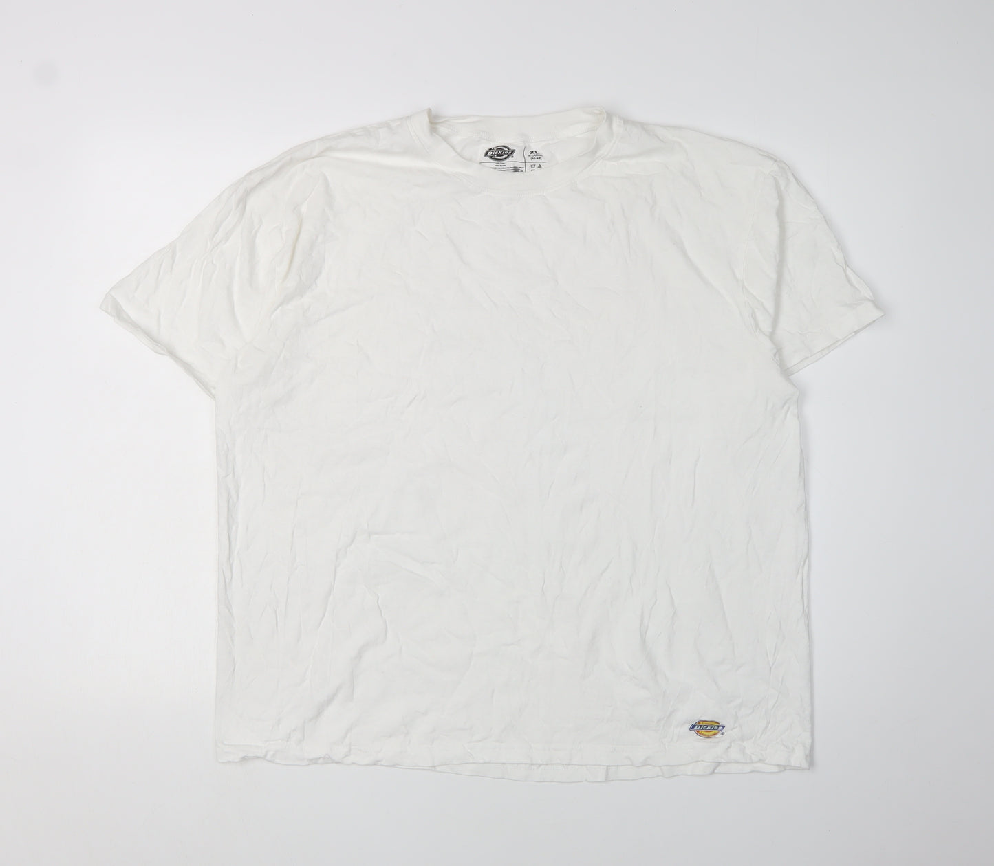 Dickies Men's White Regular XL Crew Neck T-Shirt