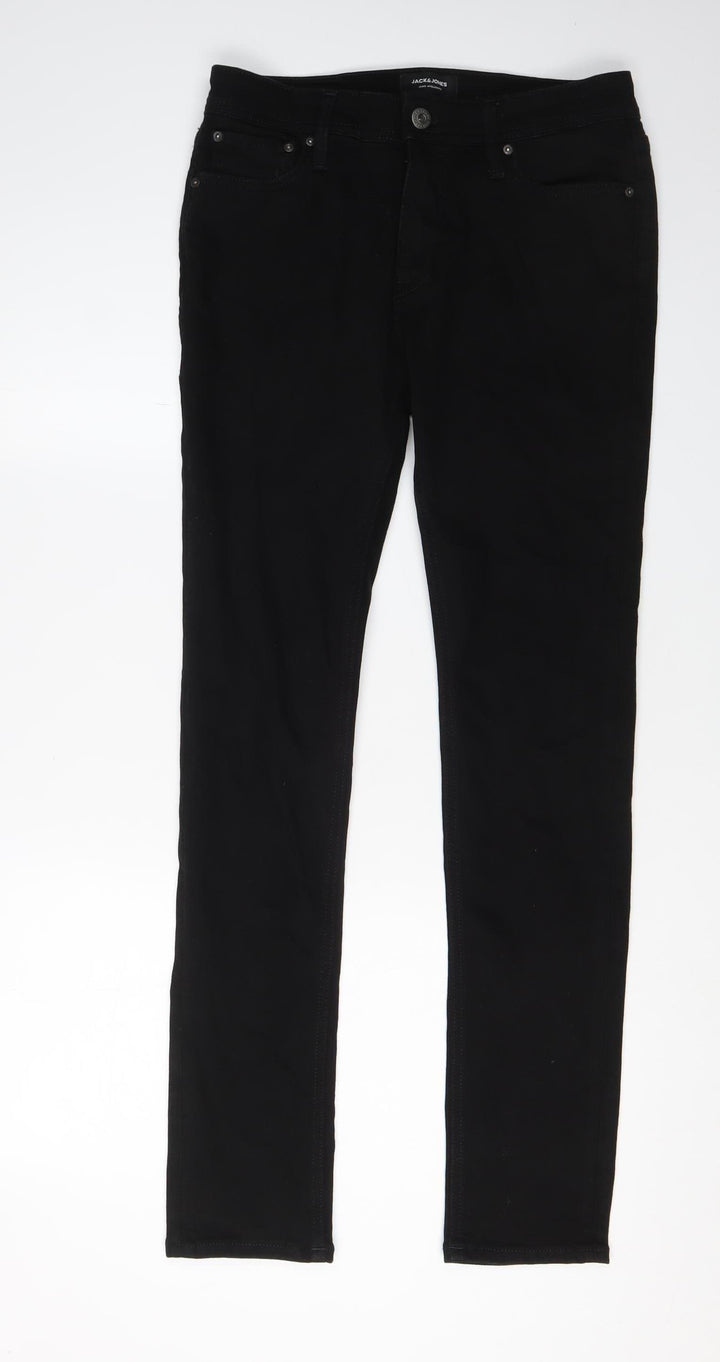 Jack & Jones Men's Black Skinny Jeans Size 30