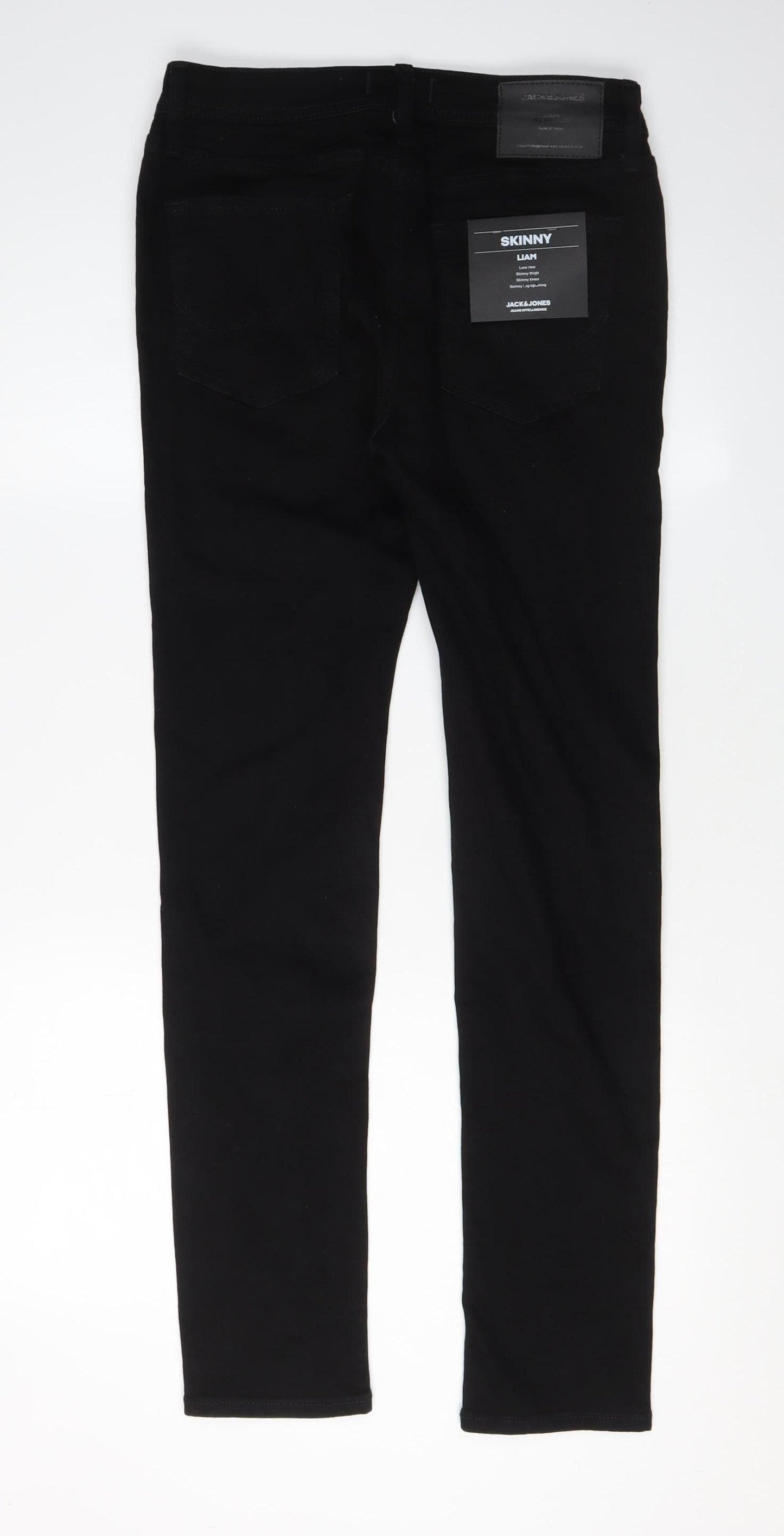 Jack & Jones Men's Black Skinny Jeans Size 30
