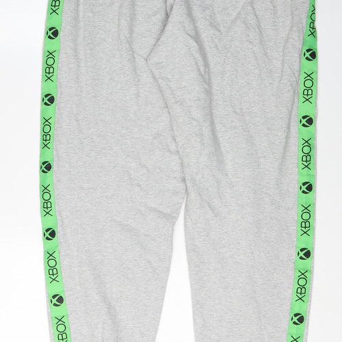 Xbox Men's Grey Joggers with Logo, Size L
