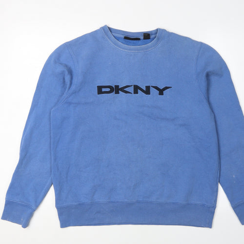 DKNY Blue Men’s S Sweatshirt Logo Pullover