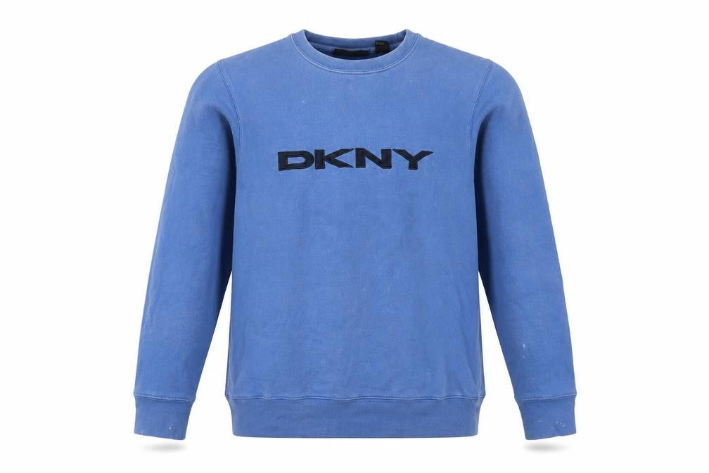 DKNY Blue Men’s S Sweatshirt Logo Pullover