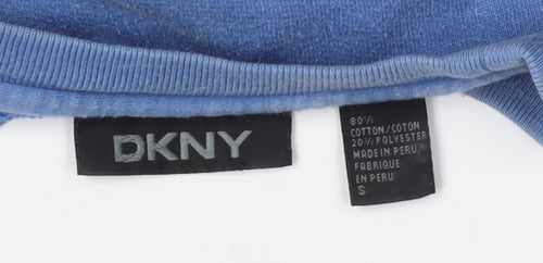 DKNY Blue Men’s S Sweatshirt Logo Pullover